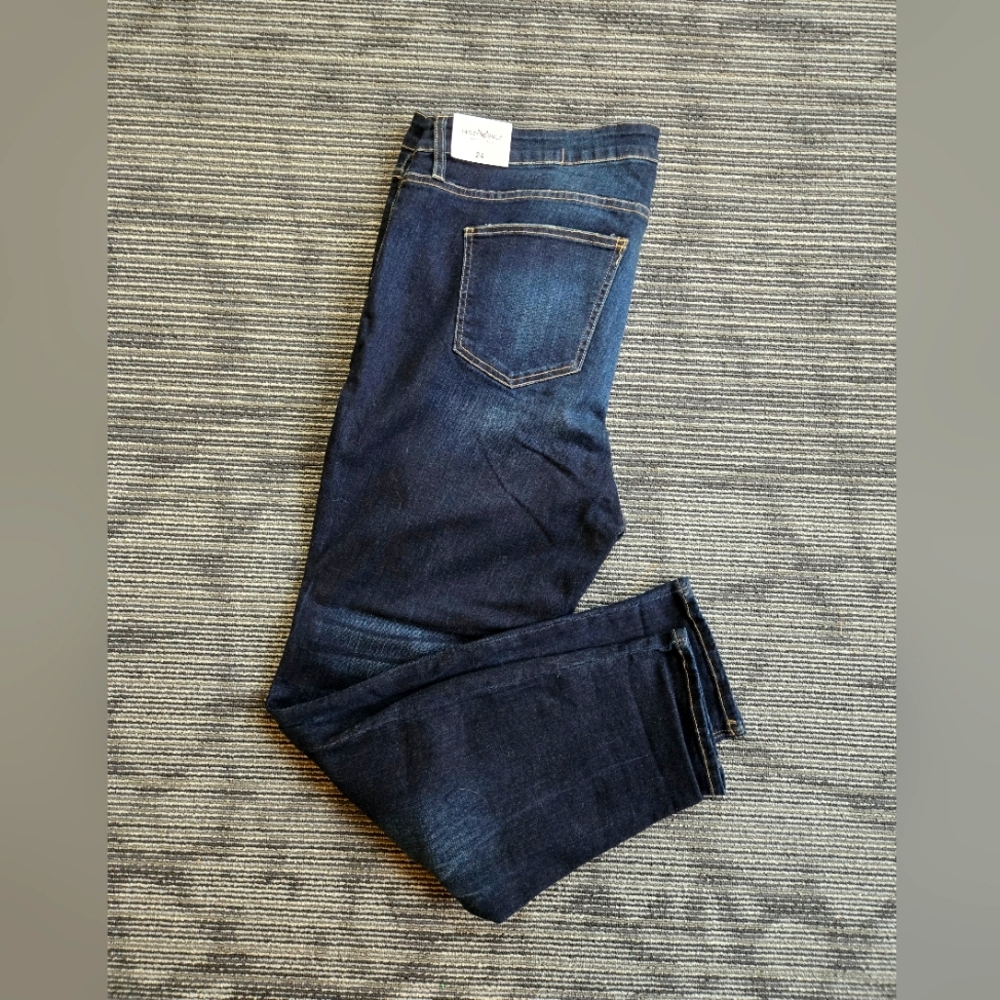 Glitzy Girlz Dark Non-Distressed Skinny Jeans